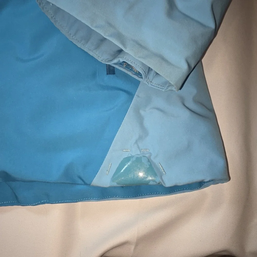 Patagonia Powder Bowl Jacket Womens Med Goretex Recco Ski Snow Blue 2‎ Layer
